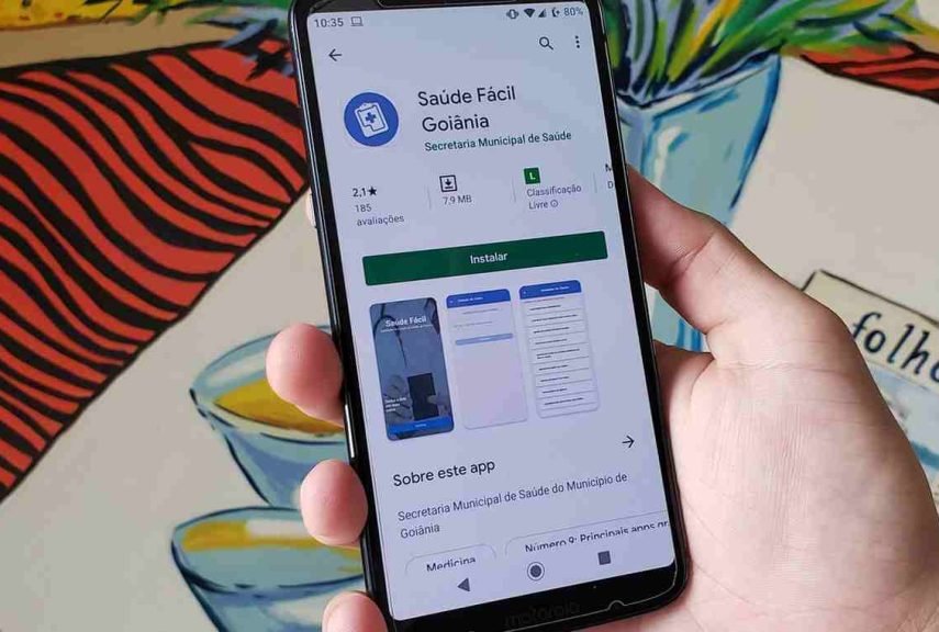 Aplicativo saude facil goiania atualizado - Android.